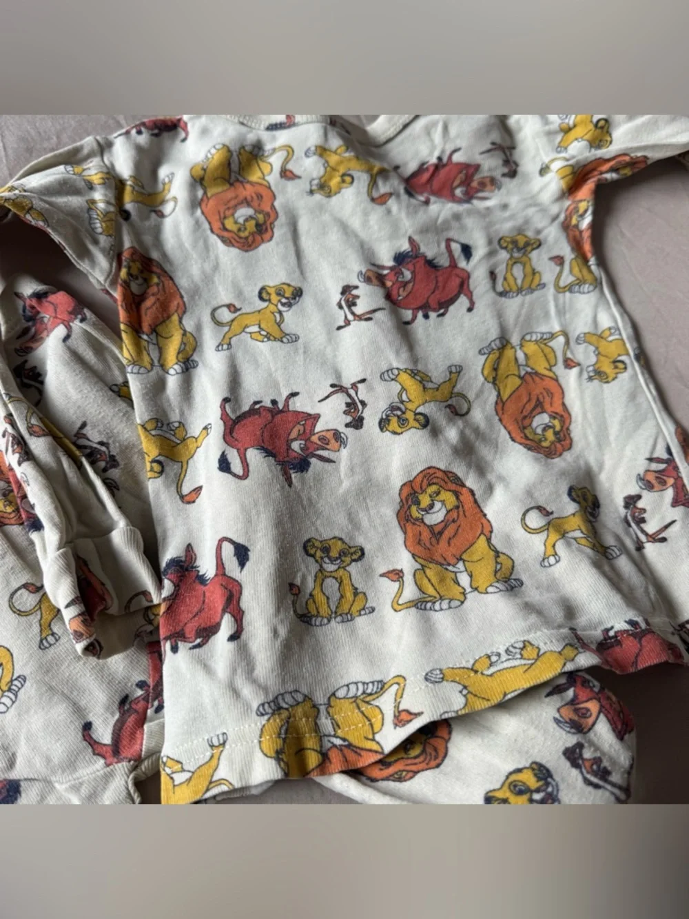 Baby Gap Pajama Set - Lion King - 2T - Picture 8 of 8